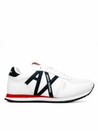 Armani Exchange Men's Logo Sneakers White