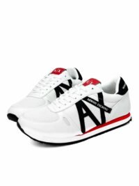 Armani Exchange Men's Logo Sneakers White - Image 8