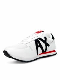 Armani Exchange Men's Logo Sneakers White - Image 6