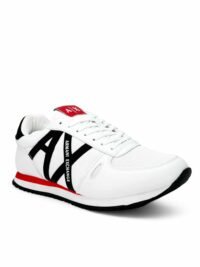 Armani Exchange Men's Logo Sneakers White - Image 3