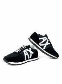 Armani Exchange Men's Logo Sneakers Black - Image 6