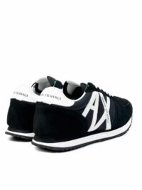 Armani Exchange Men's Logo Sneakers Black - Image 9