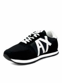 Armani Exchange Men's Logo Sneakers Black - Image 7