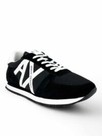 Armani Exchange Men's Logo Sneakers Black - Image 4
