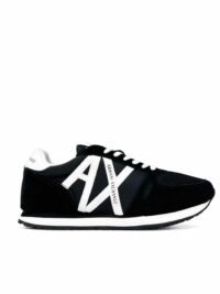 Armani Exchange Men's Logo Sneakers Black
