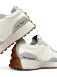 New Balance 327 Moonbeam with classic burgundy - Image 12