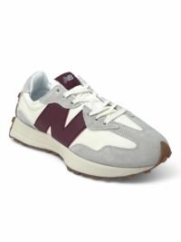 New Balance 327 Moonbeam with classic burgundy - Image 6