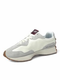 New Balance 327 Moonbeam with classic burgundy - Image 5