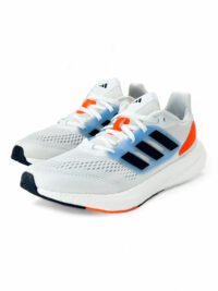 Adidas Pureboost  White/Orange/Blue - Image 4