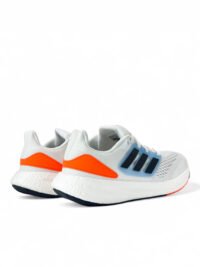 Adidas Pureboost  White/Orange/Blue - Image 5