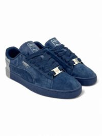 Puma Suede Classic Navy Silver - Image 3
