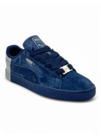 Puma Suede Classic Navy Silver - Image 8