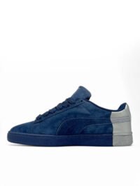 Puma Suede Classic Navy Silver - Image 2