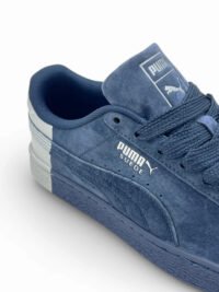 Puma Suede Classic Navy Silver - Image 4