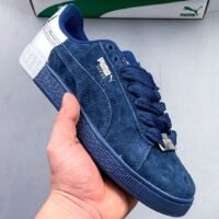 Puma Suede Classic Navy Silver - Image 6