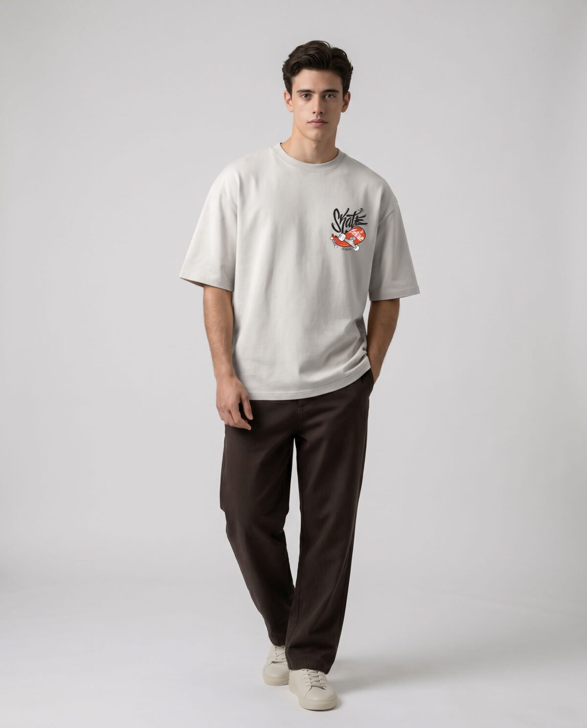 Oversized T-Shirt 6066 / 5041 - Image 6