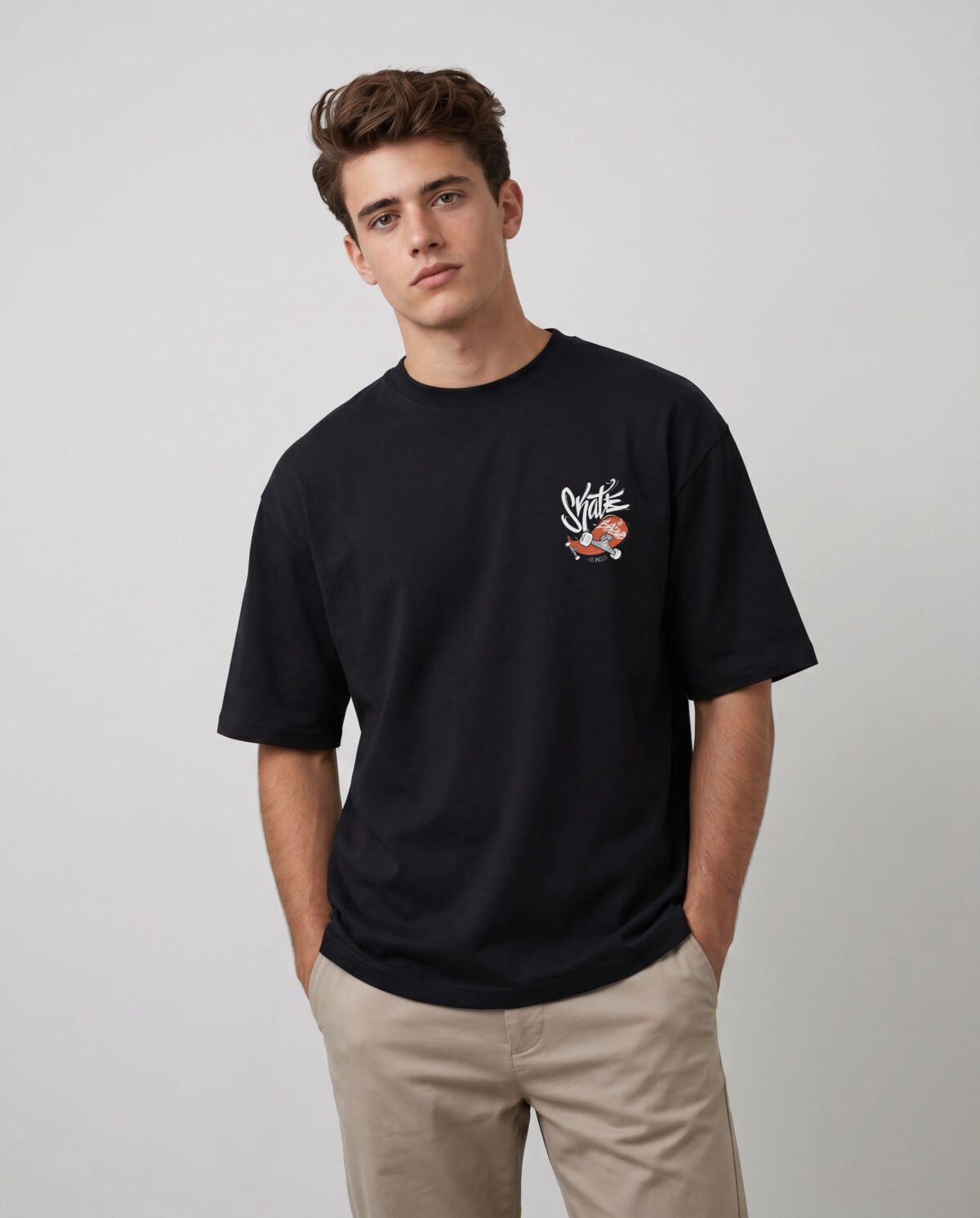Oversized T-Shirt 6066 / 5041 - Image 2