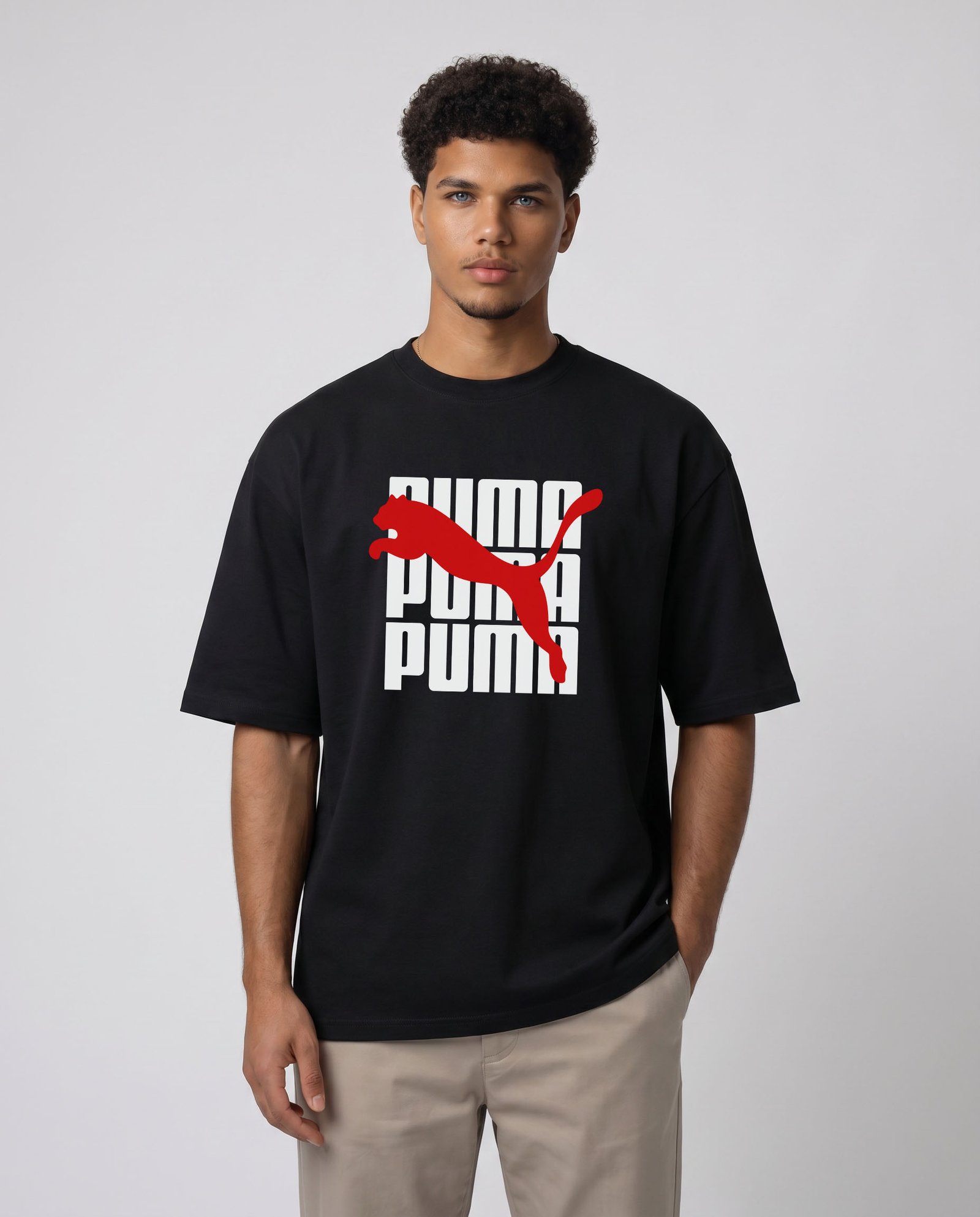 3101 - f Puma Oversized T-Shirt 3101 - Image 1