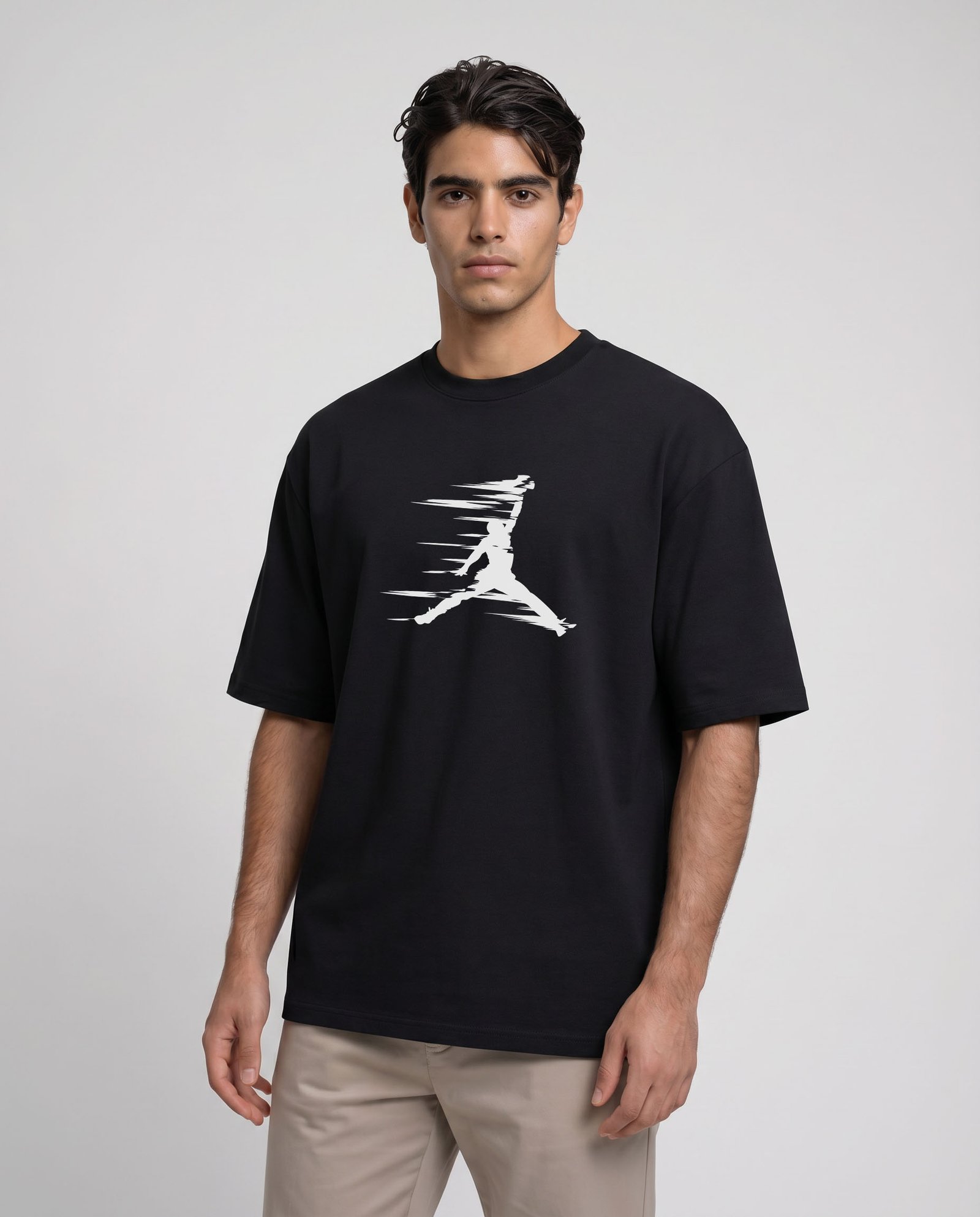 3105 - f Nike jordan Oversized T-Shirt 3105 - Image 1