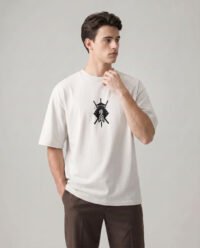 samurai silhouette Oversized T-Shirt 9408