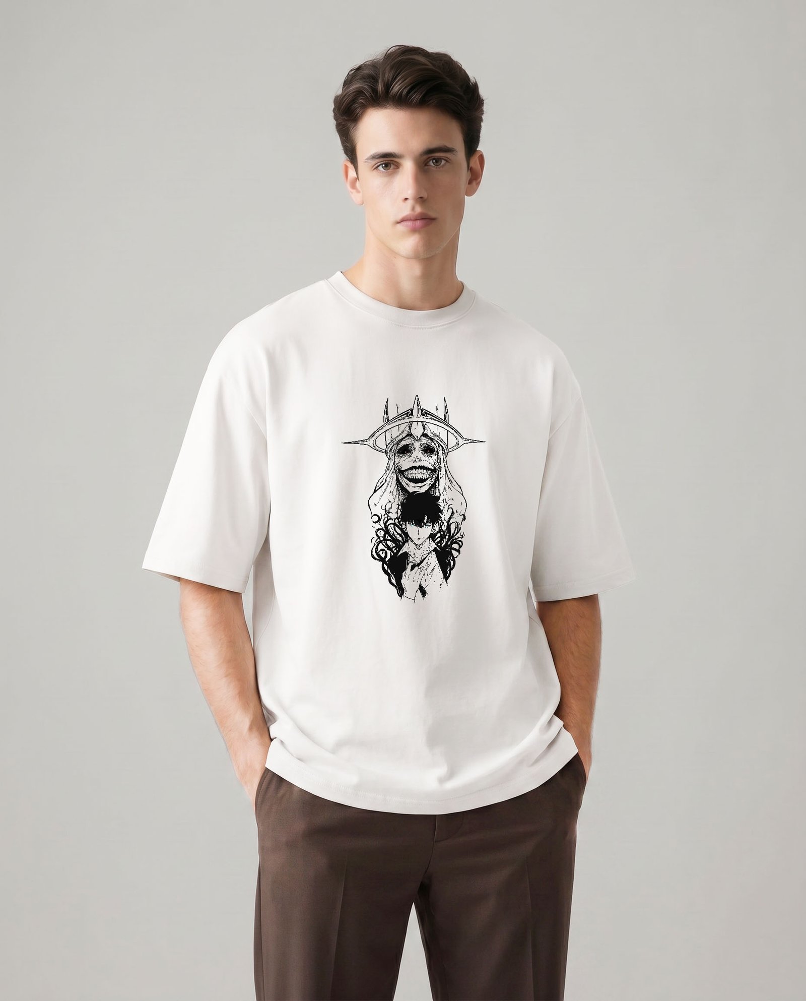 magnific_another-pose-facing-camer_2982235504 Solo Leveling Oversized T-Shirt 9407 - Image 1